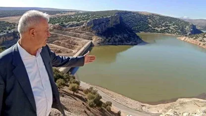 Araban Ardıl Barajında su seviyesi yükseliyor