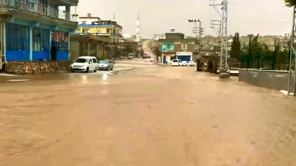 Araban Elif Mahallesi’nde sağanak etkili oldu