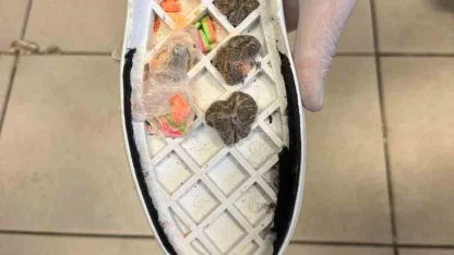 Ayakkabı tabanına zulalanmış uyuşturucu ele geçirildi