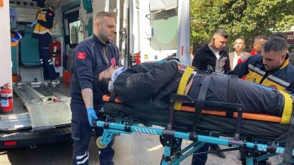 Aydın’da otomobille çarpışan motosikletli yaralandı