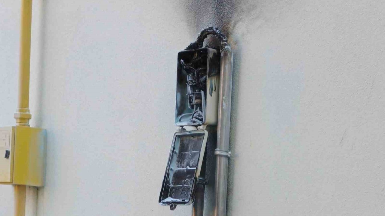 Bafra’da korkutan yangın