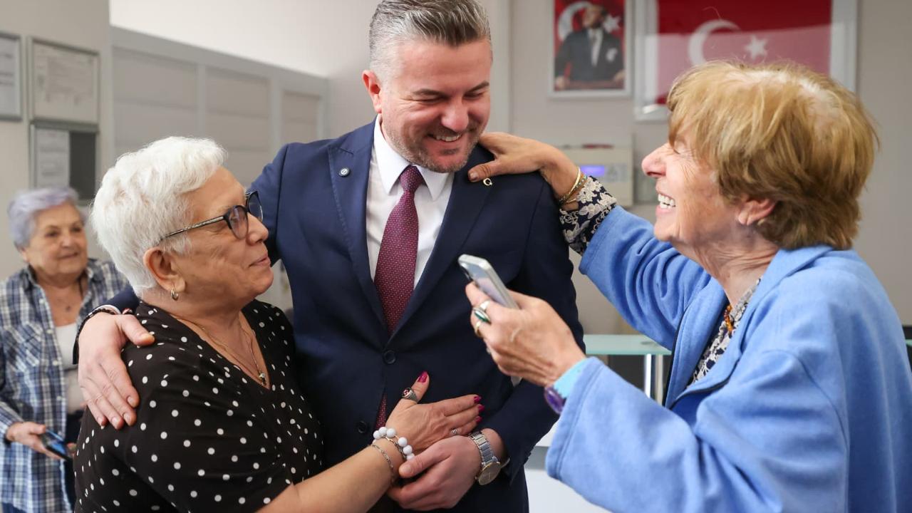 Başkan Görkem Duman’dan huzurevine bayram ziyareti