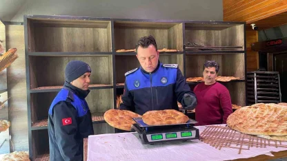 Bayburt’ta fırınlara hijyen ve gramaj denetimi