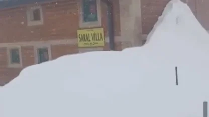 Bayburt’ta Kılıçkaya Yaylası kar altında kaldı