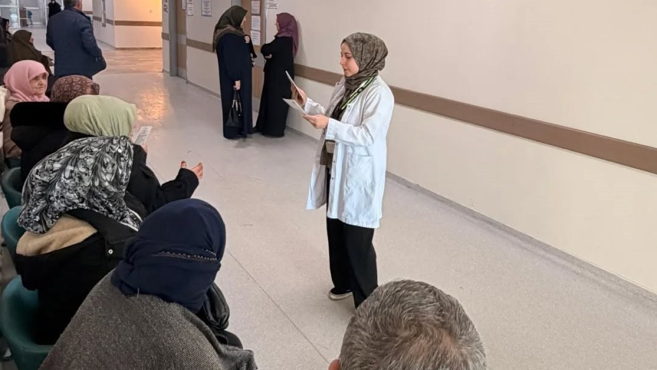 Bayburt’ta vatandaşlar böbrek sağlığı ve yaşlı bakımı konularında bilgilendirildi