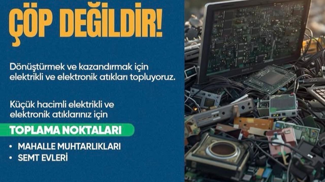 Bayraklı’da Elektronik Atıklar Çöpe Gitmiyor