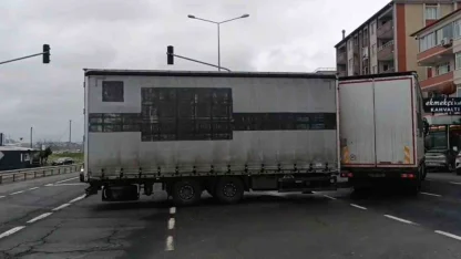 Bayram dönüşünde Tekirdağ yolunda ağır vasıta kısıtlaması