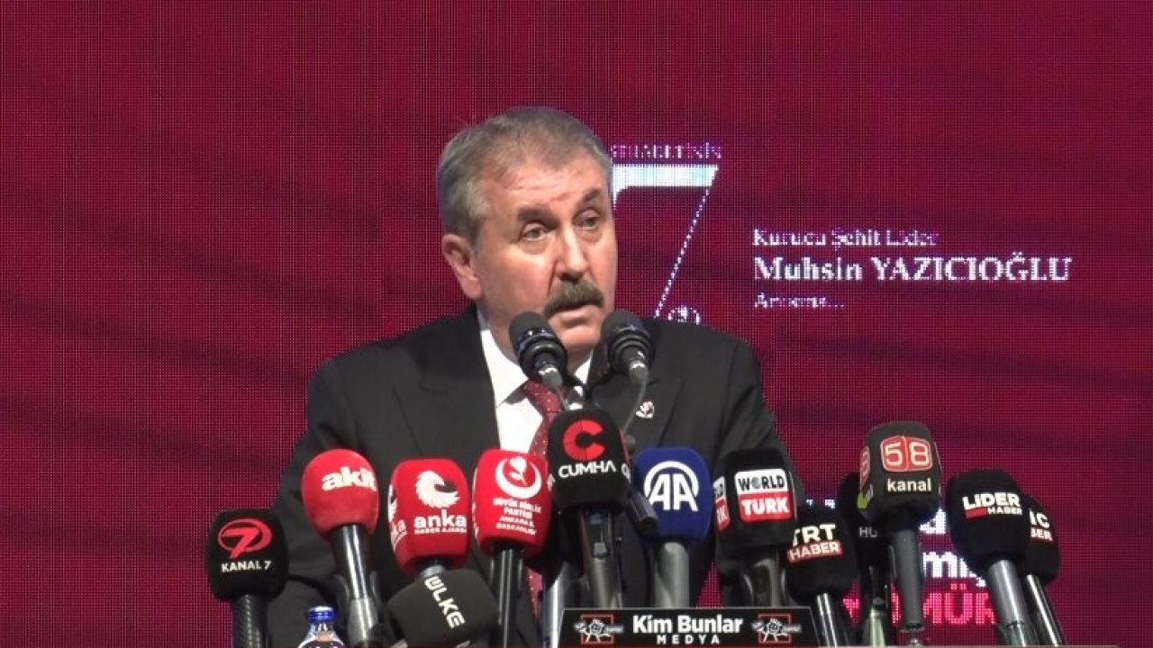 BBP lideri Destici: "Muhsin Yazıcıoğlu bizim sadece genel başkanımız değil, o bizim dava arkadaşımızdır"