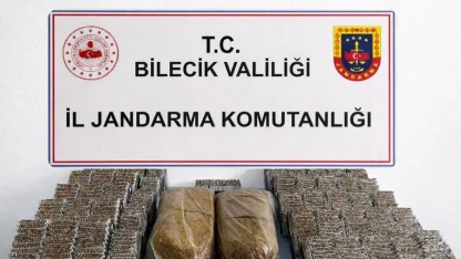 Bilecik’te 13 bin 580 makaron ve 10 kilo kıyılmış tütün ele geçirildi