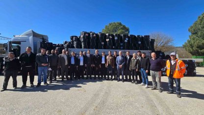 Bilecik’te 58 çiftçiye 809 bin 200 metre damlama sulama borusu desteği verildi