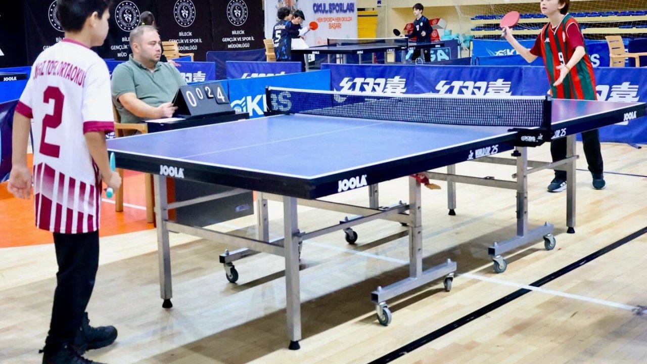 Bilecik’te Masa Tenisi Küçükler İl Birinciliği müsabakaları tamamlandı