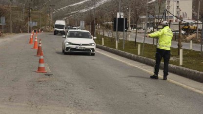 Bitlis’te bayram öncesi sıkı trafik denetimi