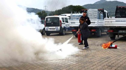 Bodrum’da yangın güvenliği bilinci artırılıyor