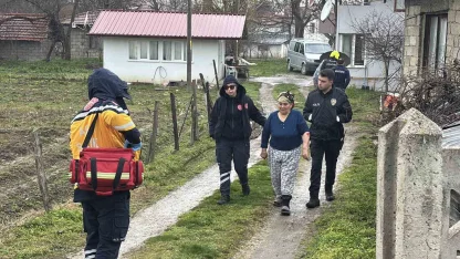 Bolu’da baca yangını: 1 yaralı