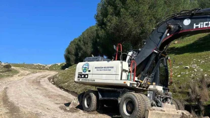Bozdoğan Kale Mesire Alanı’nda yol çalışmaları başladı