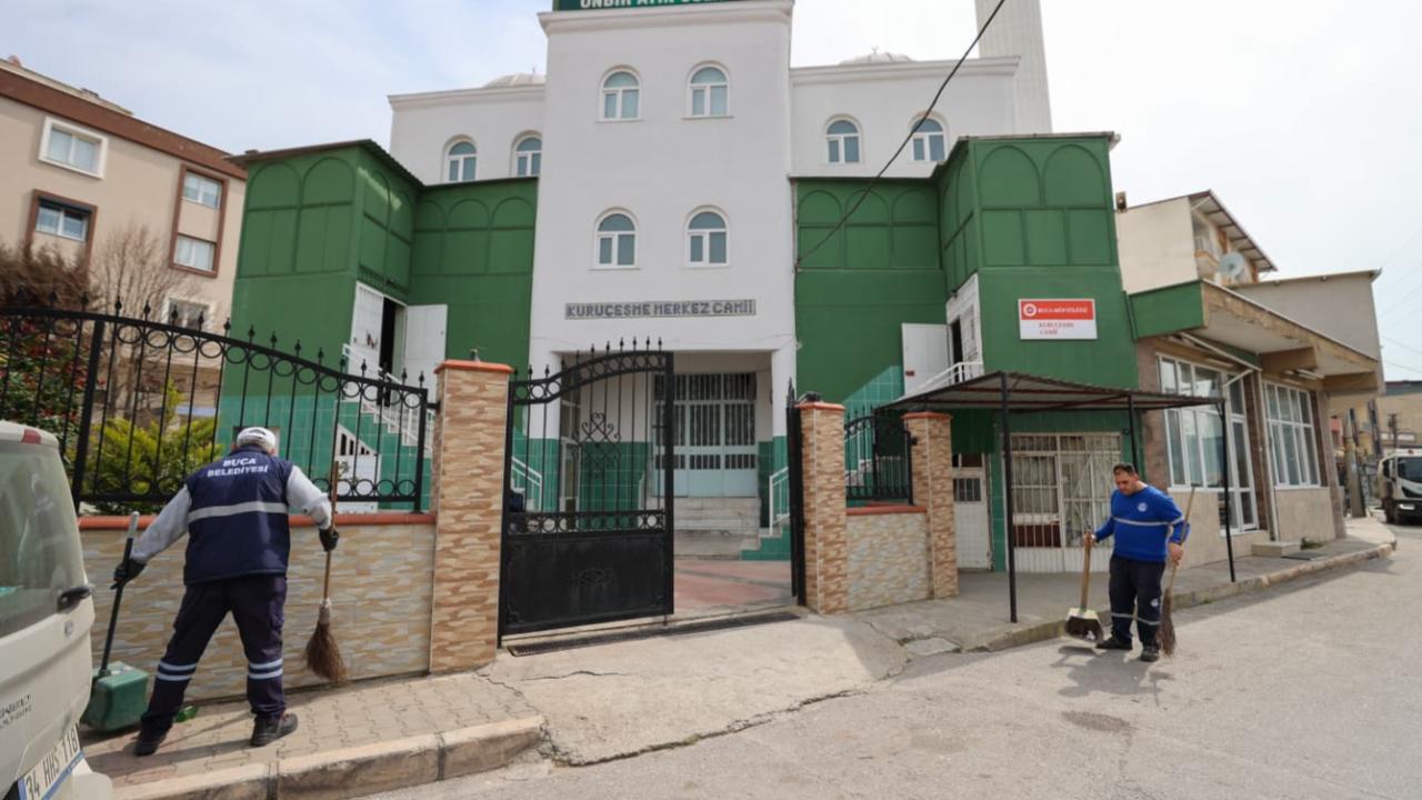 Buca’da bayram öncesi “ibadet alanları” seferberliği