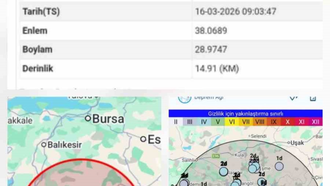 Buldan’da sabah saatlerinde deprem paniği yaşandı