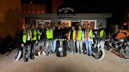 Buldanlı motosiklet sürücülerine ’güvenli sürüş’ eğitimi