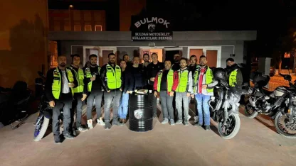 Buldanlı motosiklet sürücülerine ’güvenli sürüş’ eğitimi