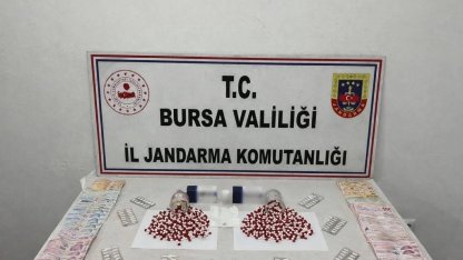 Bursa’da bin 39 adet sentetik hap ele geçirildi