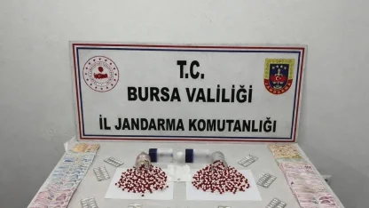 Bursa’da bin 39 adet sentetik hap ele geçirildi