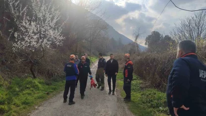 Bursa’da dağlık alanda mahsur kalan yaralı vatandaş kurtarıldı