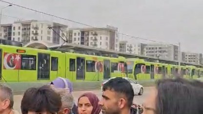 Bursa’da metro seferleri durdu