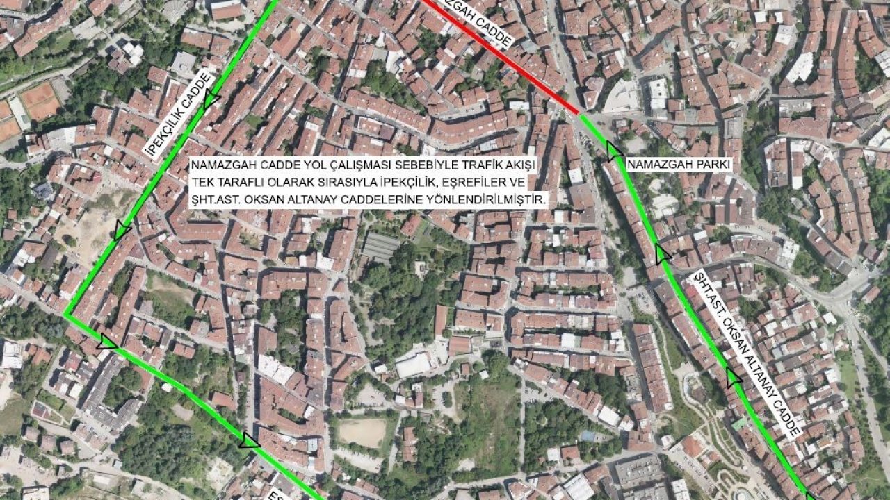 Bursa’da trafik düzenlemesi