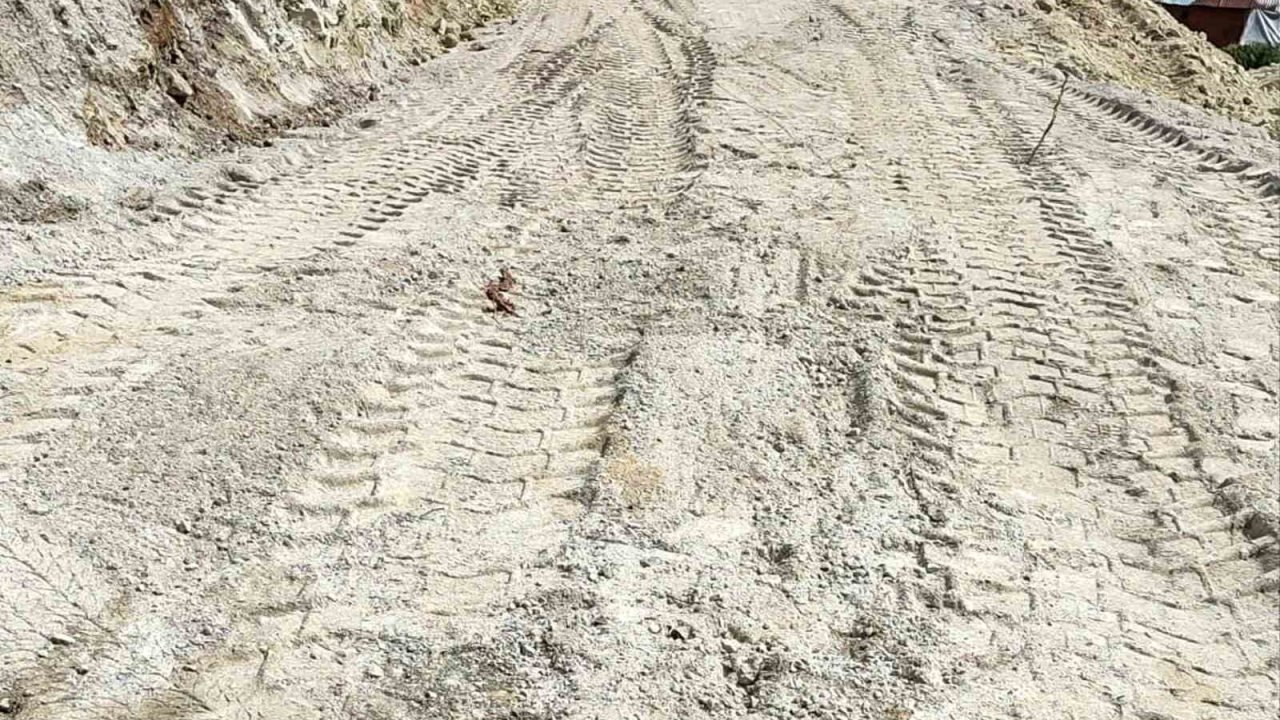 Çameli Belediyesinde engelli vatandaşlar için yol çalışması