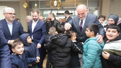 Canik’te Ramazan bayramı bayramlaşması