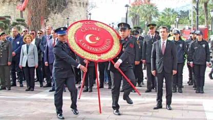 Çeşme’de 18 Mart Çanakkale Zaferi törenle anıldı