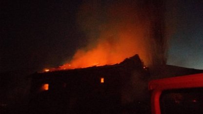 Çıkan yangında 78 yaşındaki kadın evsiz kaldı