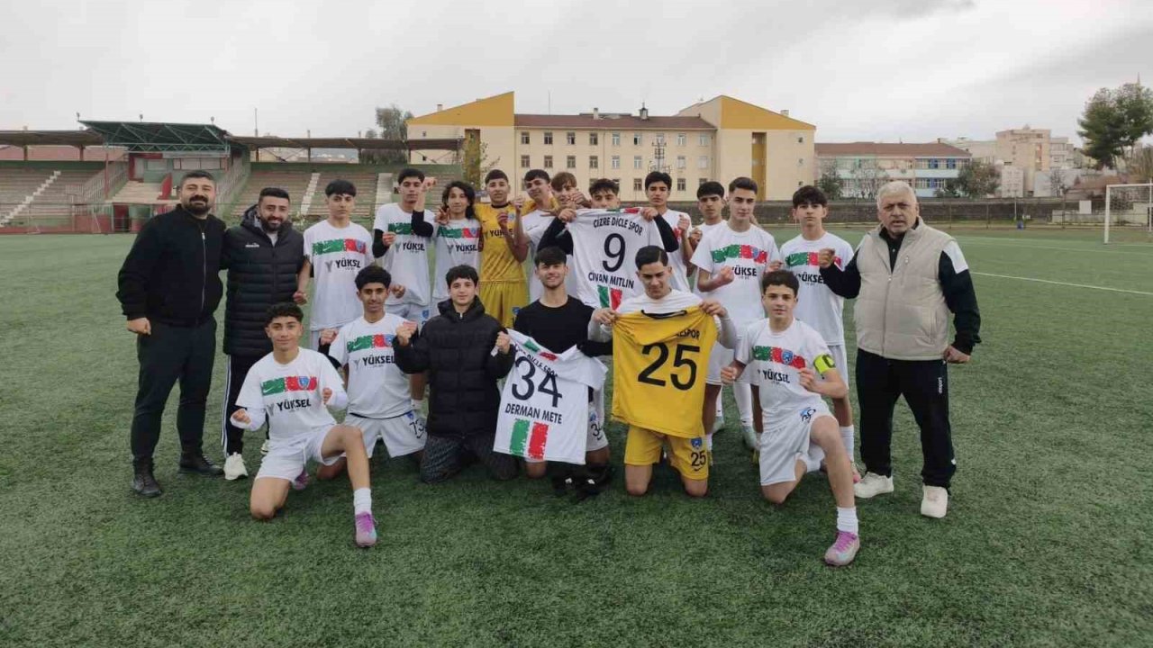 Cizre Dicle Spor U16 Liginde namağlup şampiyon oldu