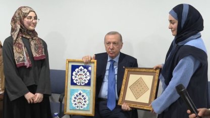 Cumhurbaşkanı Erdoğan üniversite öğrencileri ile bir araya geldi