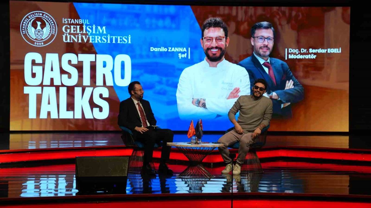 Danilo Zanna, gastronomi kariyerine dair deneyimlerini öğrencilerle paylaştı