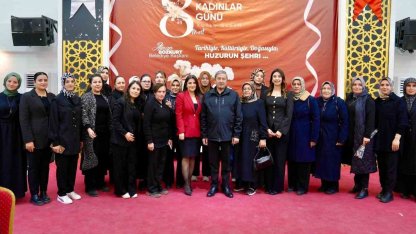 Darende’nin kadınları iftarda bir araya geldi