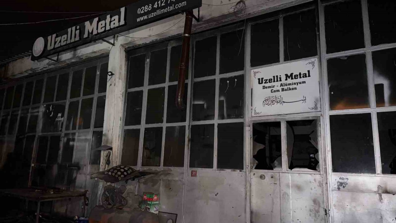 Demirci dükkanında patlama: 1 ölü, 2 yaralı