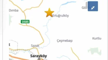 Denizli’de 4.1 büyüklüğündeki artçı deprem korkuttu