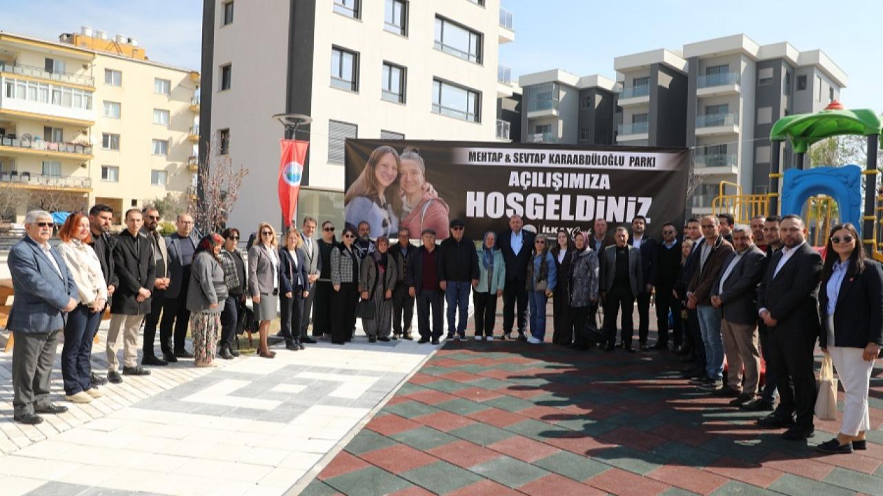 Deprem Kayıplarımıza Adanan Park Açıldı