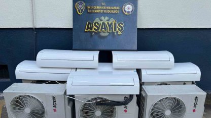 Depremzedelerden çaldıkları klimaları satan 2 şahıs yakayı ele verdi