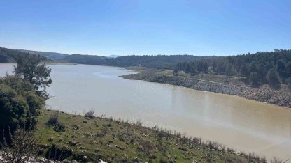 Derbent Barajı’nda su seviyesi zirvede