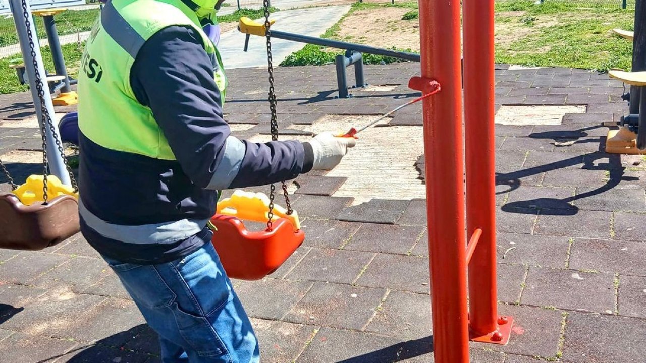 Didim’de parklar çocuklar için yenilendi