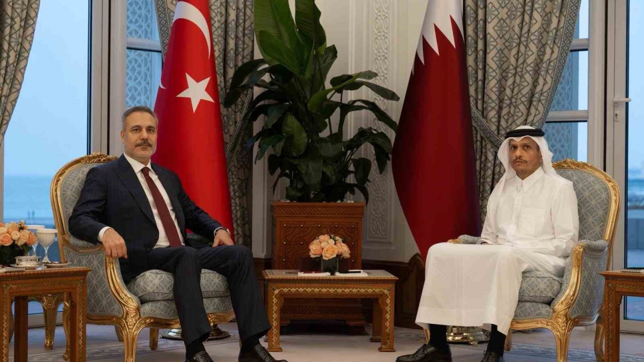 Dışişleri Bakanı Fidan, Katarlı mevkidaşı Al Thani ile bir araya geldi