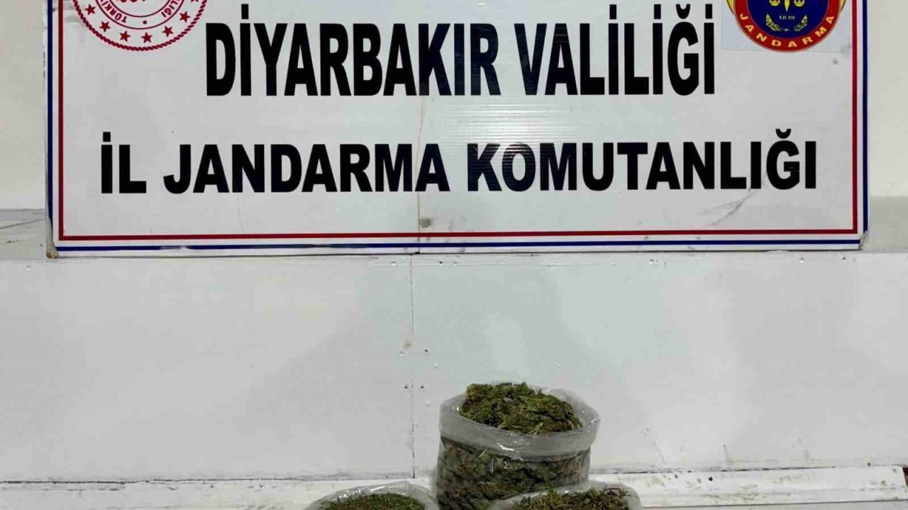 Diyarbakır’da 14 kilo esrar ele geçirildi