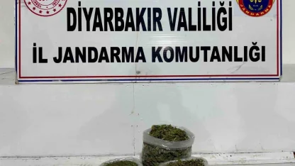 Diyarbakır’da 14 kilo esrar ele geçirildi