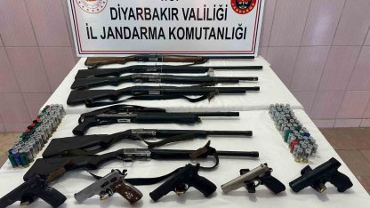 Diyarbakır’da silah kaçakçılarına darbe