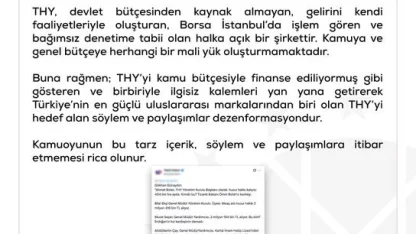 DMM’den THY’ye ilişkin iddialara açıklama