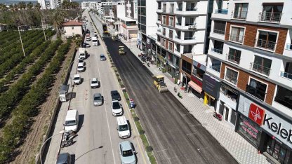 Dörtyol’da beton asfalt çalışmaları hız kazandı