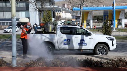 Elazığ ilaçlama çalışmaları başladı