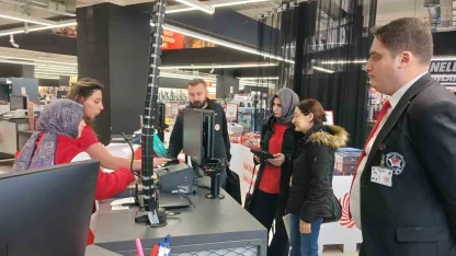 Elazığ’da market ve işletmelere poşet denetimi